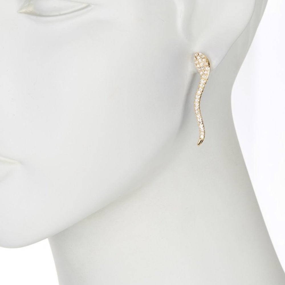 •Slithering House• Sexy Statement Snake Earrings
